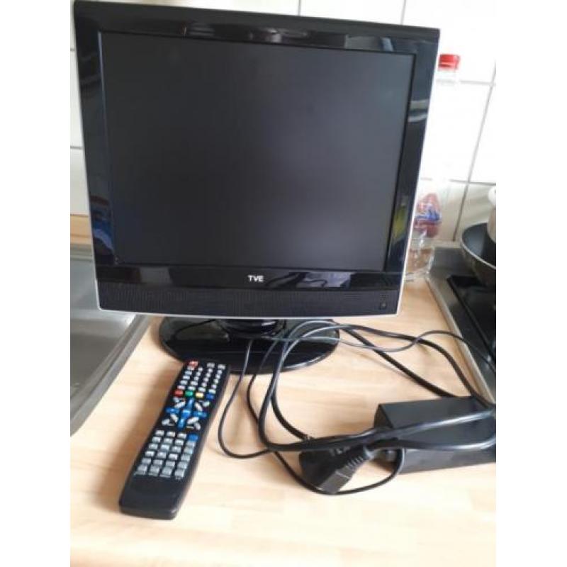 Tv met ingebouwde dvd speler.