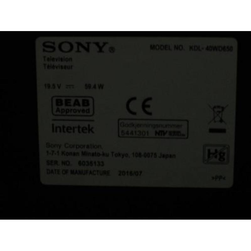 TE KOOP! Een Sony TV LCD scherm met LED licht