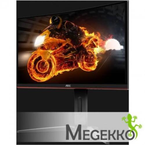 AOC C24G1 24" Full HD LED Gebogen Zwart, Rood computer mon..