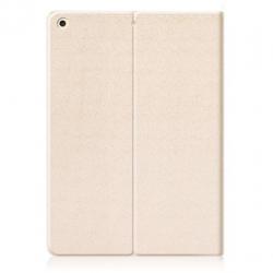 Leather style smart case goud iPad 2017 (9.7")