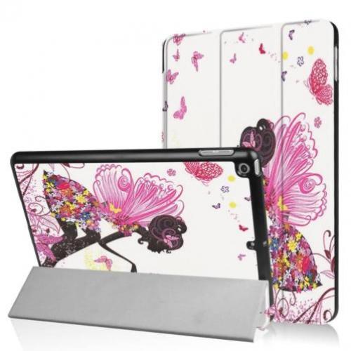 iPad 2017 en Air 1 Smart case Fee met bloemen
