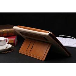 Luxe Smart Hoes voor iPad Air 1/2 en iPad 2017 _ Bruin