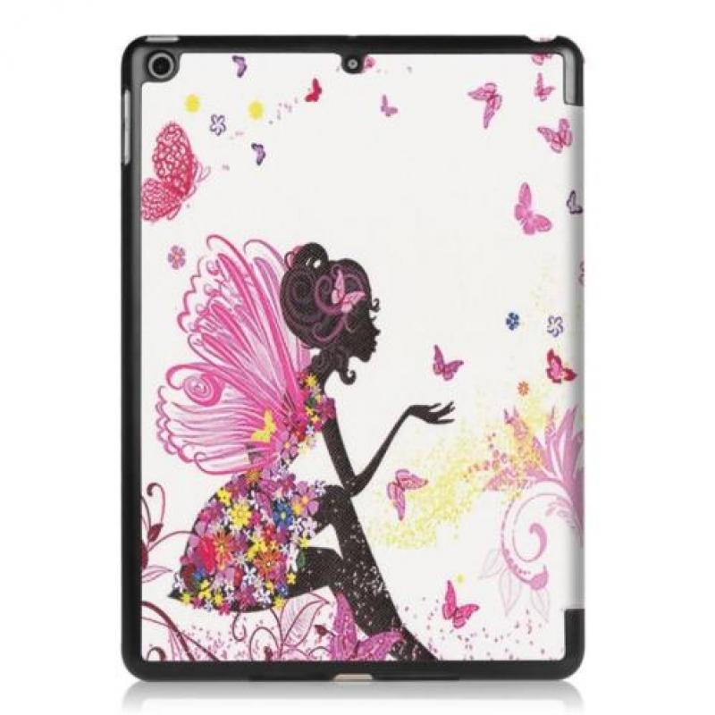 iPad 2017 en Air 1 Smart case Fee met bloemen