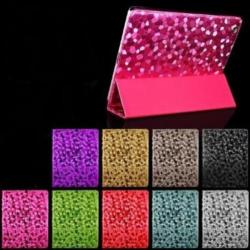Zilver Diamant Reliëf iPad Hoes Case IPad 2, 3, 4