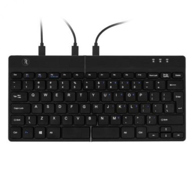 R-go split ergonomisch toetsenbord, azerty (fr), zwart, b...