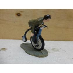 luville Cyclist fietser kerstdorp poppetje figurine kerst