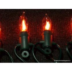 Vlamverlichting flikker kaars lichtsnoer vuurkorfverlichting