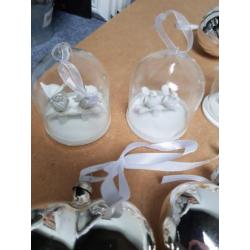 kerstballen boa's piek