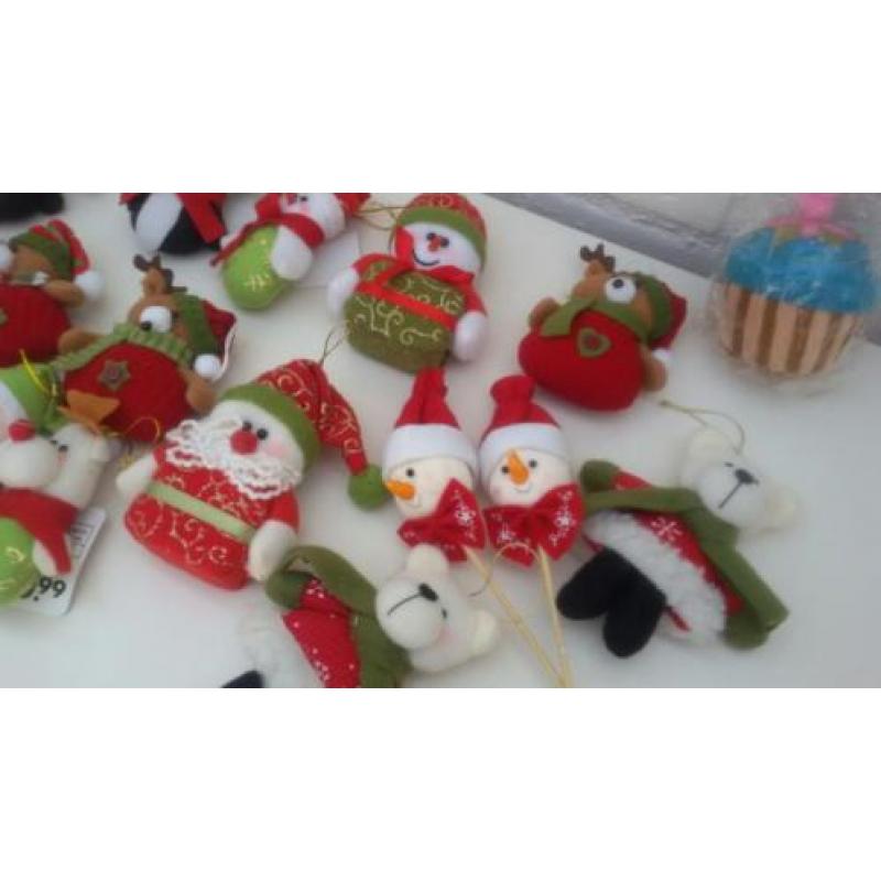 Kerstdecoratie van stof
