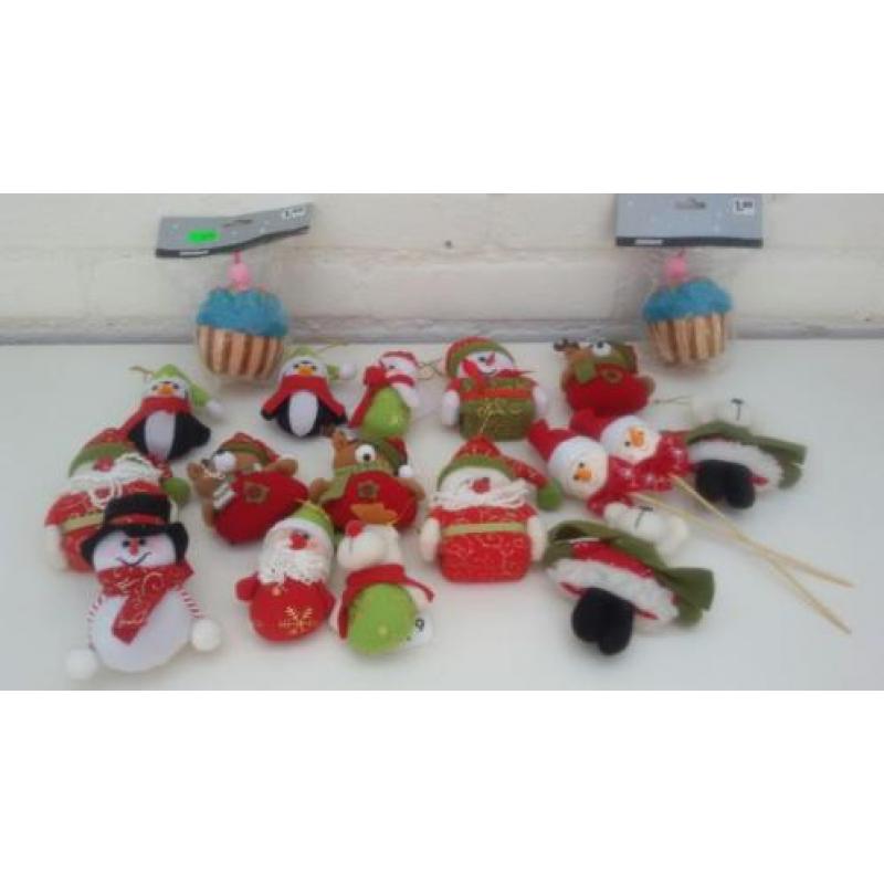 Kerstdecoratie van stof