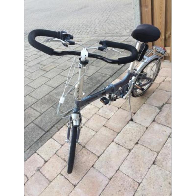 Popal Reload F207 parelmoer paars/zilver vouwfiets.