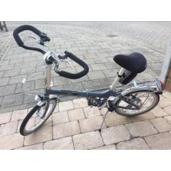 Popal Reload F207 parelmoer paars/zilver vouwfiets.