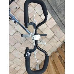 Popal Reload F207 parelmoer paars/zilver vouwfiets.