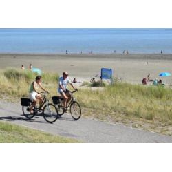 Fietsen, zeevissen, wandelen: 50m.vh strand 4p.vak.bungalow