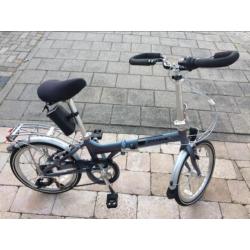 Popal Reload F207 parelmoer paars/zilver vouwfiets.