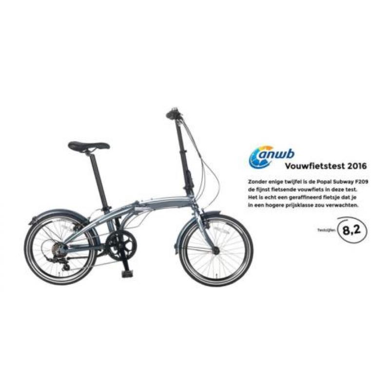 ALLUMINIUMvouwfietsen 20 inch 6 versn merk Popal EDE * Anwb*