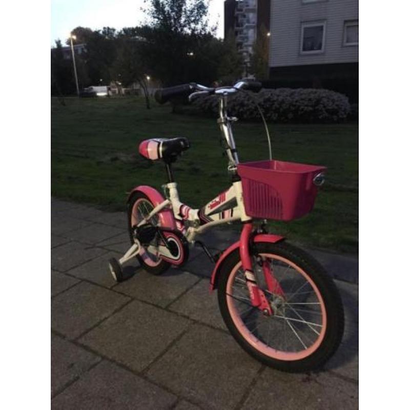 Meisjes vouwfiets tekoop