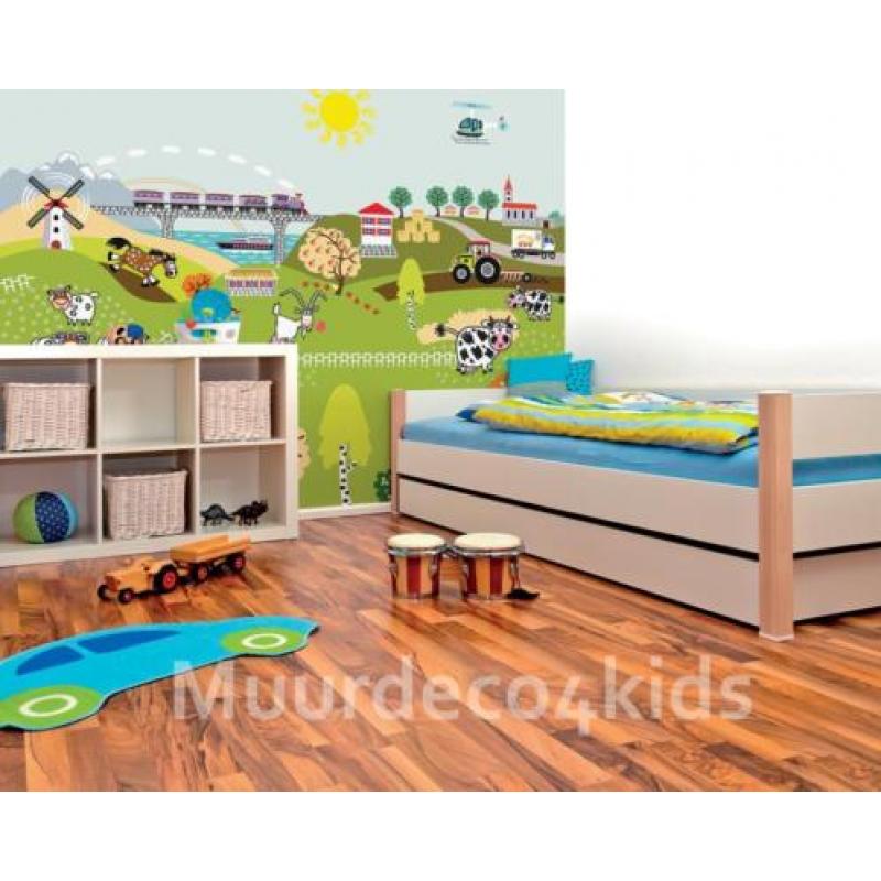 Vliesbehang Boerderij, Boerderij fotobehang *Muurdeco4kids