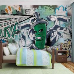 Fotobehang GRAFFITI Gratis Lijm en Verzenden 11396