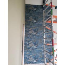 arte curiosa lotus behang 1 rol over
