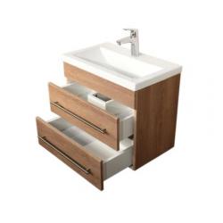 Badmeubel Badkamermeubel Reno 60 cm Eiken slechts 36 cm diep