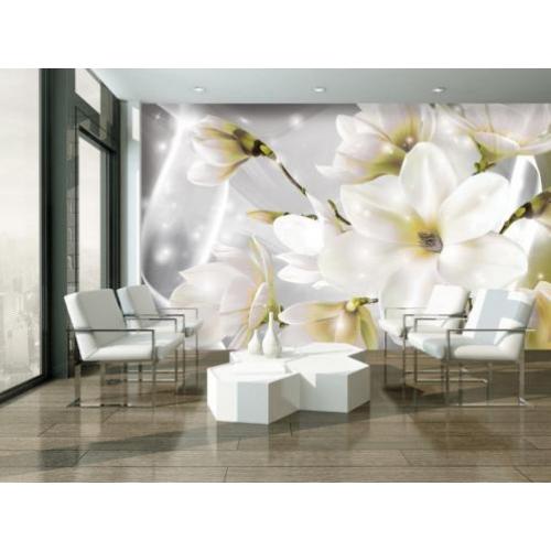 Fotobehang WHITE LILY Gratis Lijm en Verzenden 13508