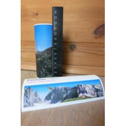 Behang Behangrand Landschap / Muursticker Panorama Alpen