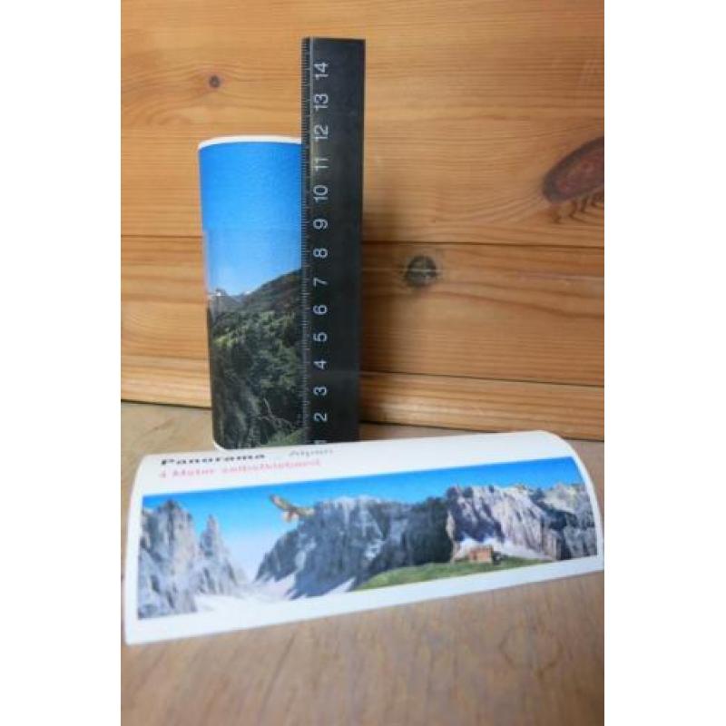 Behang Behangrand Landschap / Muursticker Panorama Alpen
