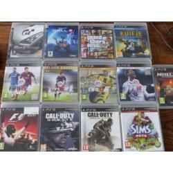 PS3 500 GB met 2 controllers en veel spellen