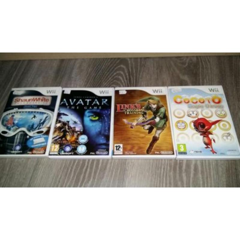 Wii spellen € 4 per stuk 4 voor € 15