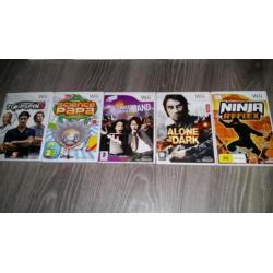 Wii spellen € 4 per stuk 4 voor € 15