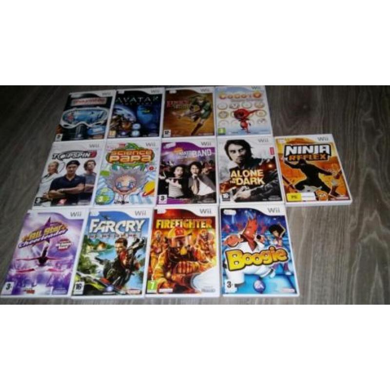 Wii spellen € 4 per stuk 4 voor € 15