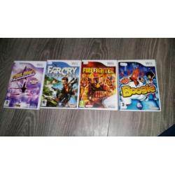 Wii spellen € 4 per stuk 4 voor € 15