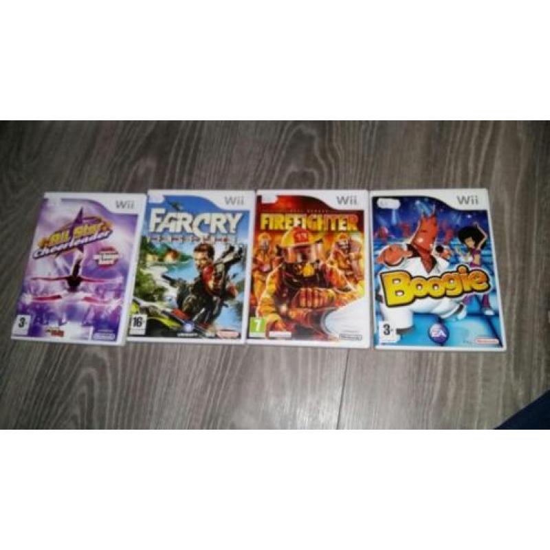 Wii spellen € 4 per stuk 4 voor € 15