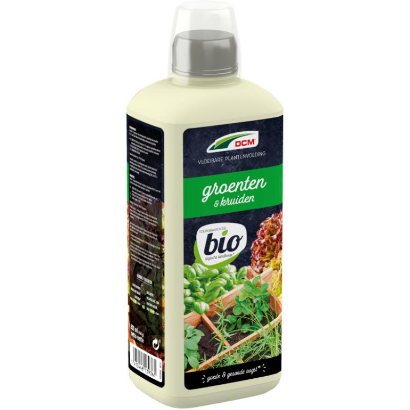DCM Vloeibare Plantenvoeding Groenten & Kruiden 0,8 L meststof