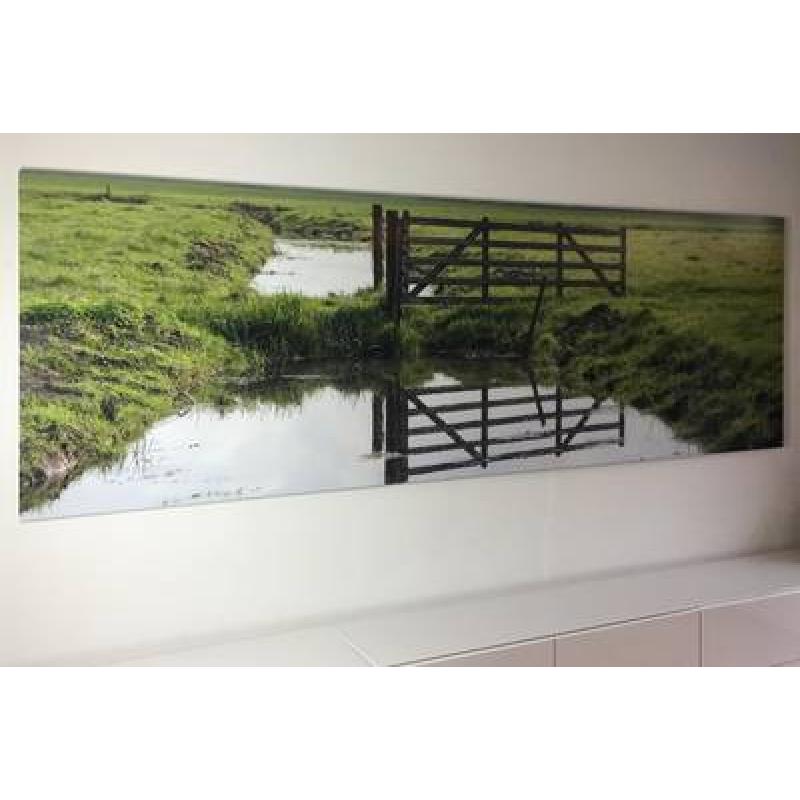 Foto verlijmd achter acrylaat 24x36 cm