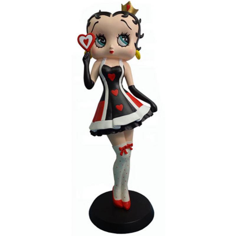 Betty Boop Queen of Hearts Beeldje 29 cm