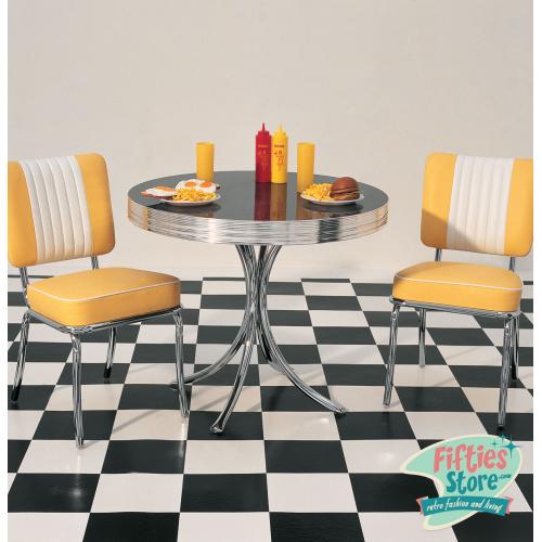 Bel Air Retro Dinner Set Geel
